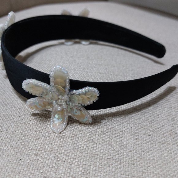 DIY Kids Headbands Bling Embroidery Shiny Beads Bundle of 2 - Picture 4 of 9